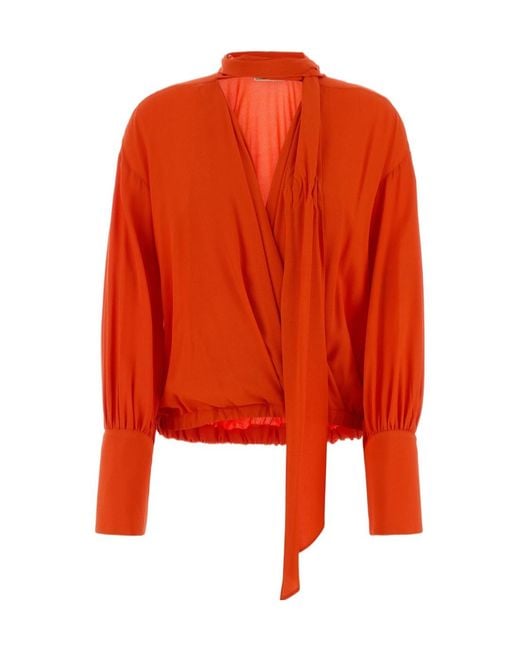 Blumarine Orange Blouses