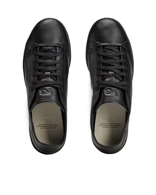 Y-3 Black Stan Smith Low-Top Sneakers for men