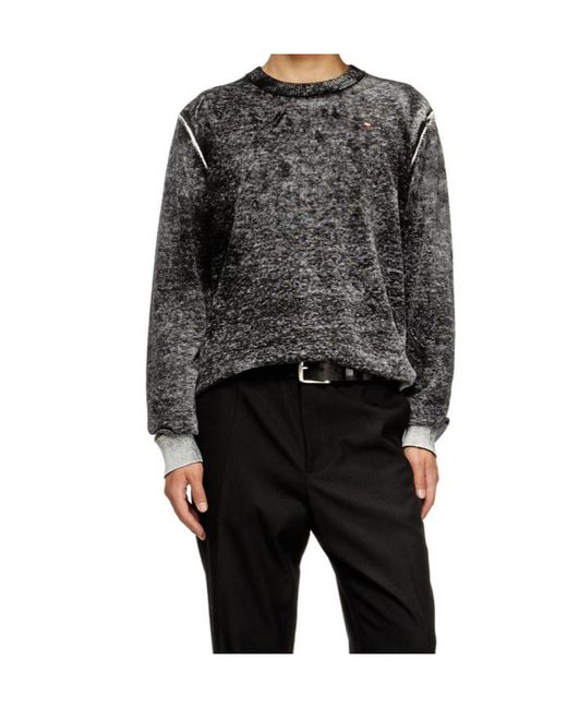 DIESEL Gray K-Laurent Sweater for men