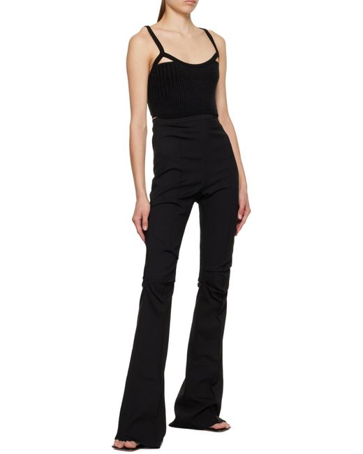 Jacquemus Black Merria Flared Trousers