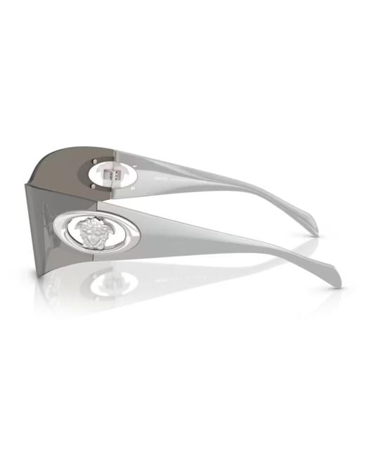 Versace White Logo Sunglasses for men
