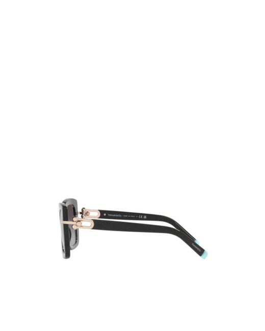 Tiffany & Co White Square Frame Sunglasses