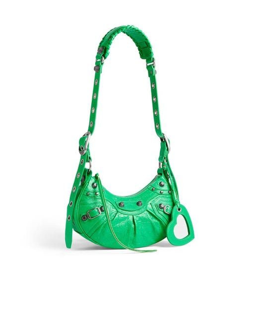 Balenciaga Green Borsa A Tracolla Le Cagole Xs Da Donna