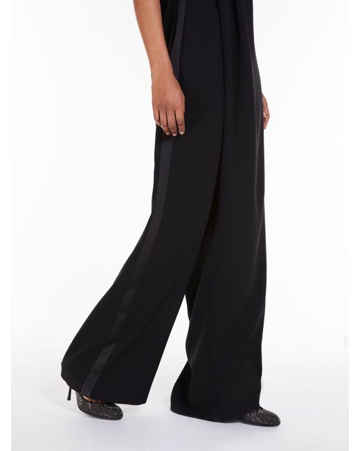 Max Mara Black Bustier-Style Jumpsuit