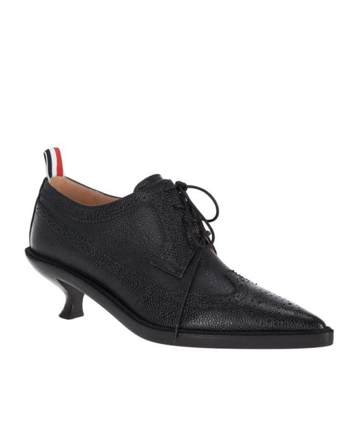Thom Browne Black Pointed High Heels