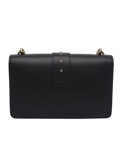 Pinko Black Flap Shoulder Bag