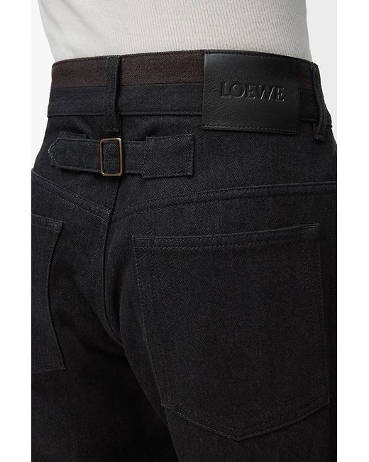 Loewe Blue Turn-Up Jeans for men