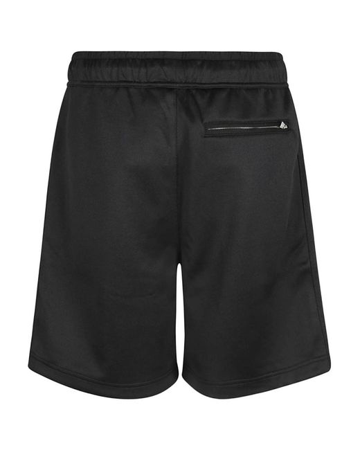 Lanvin Black Logo Shorts for men
