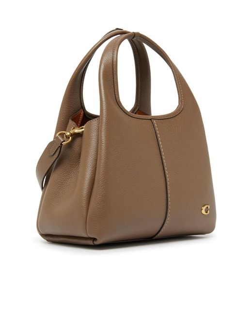 COACH Brown Lana Shoulder Bag 23