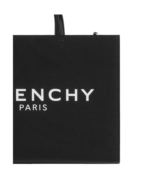 Givenchy Black Logo Printed Top Handle Bag