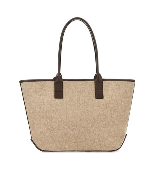 Hogan Natural Logo Embossed Tote Bag