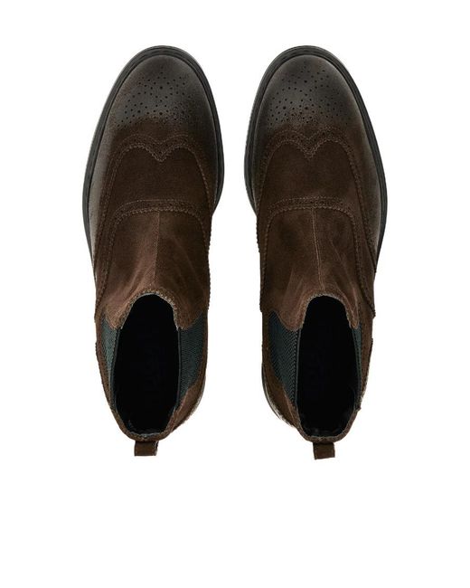 Hogan Black Round-Toe Chelsea Boots for men