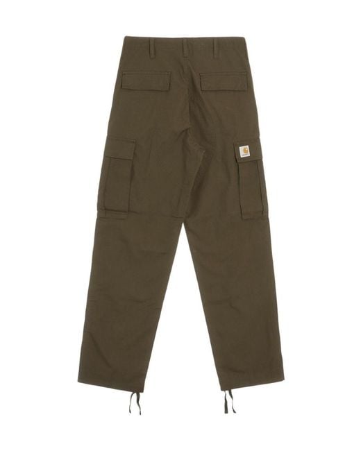 Carhartt Green Regular Cargo Pants for men