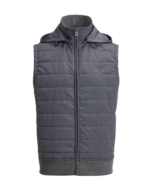 Polo Ralph Lauren Gray Solid Hybrid Gilet for men