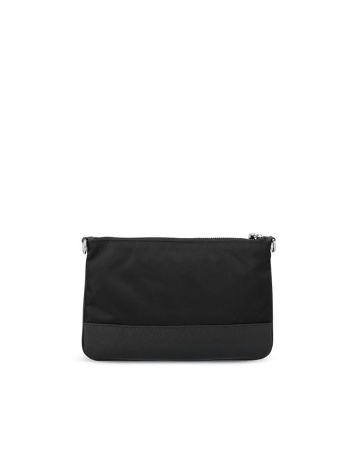 Prada Black Zippered Shoulder Bag for men