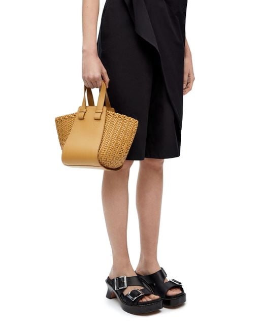 Loewe Metallic Compact Hammock Bucket Bag