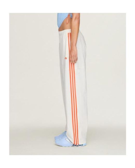 Adidas Originals White Adidas Miaou Side-Stripe Track Pants