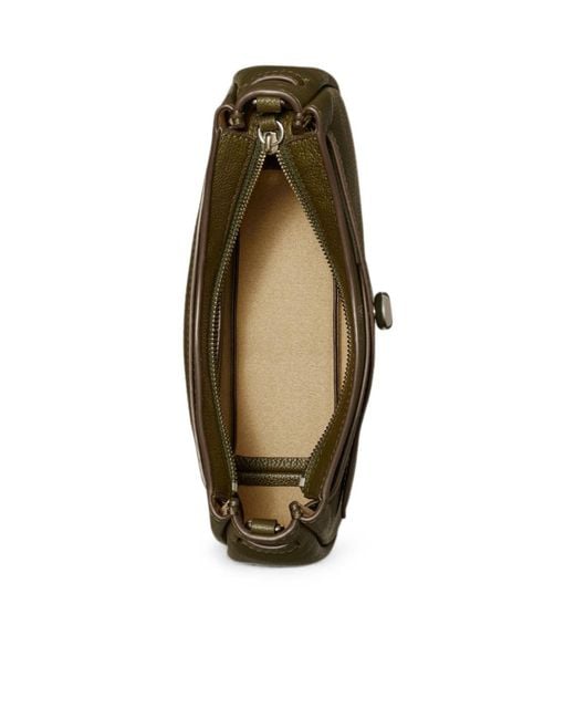 Tory Burch Green Romy Zip-Top Crossbody