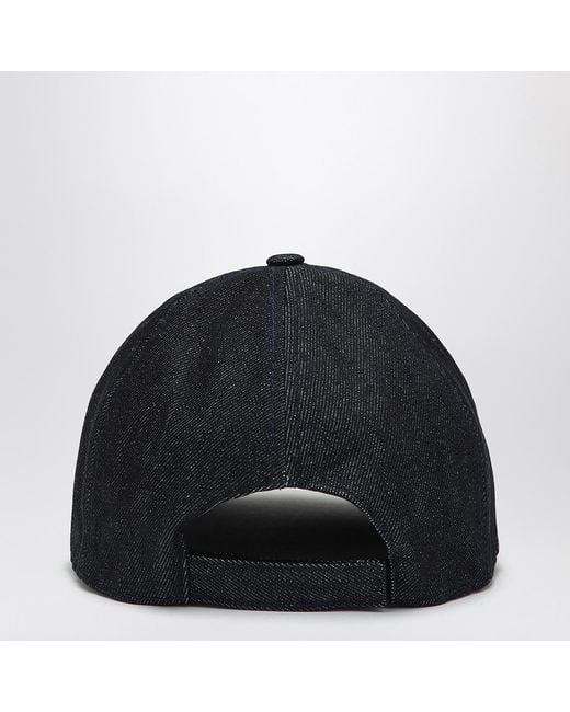 1989 STUDIO Blue Embroidered Logo Hat for men