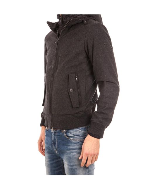 Armani Jeans Gray Long Sleeve Casual Jacket for men
