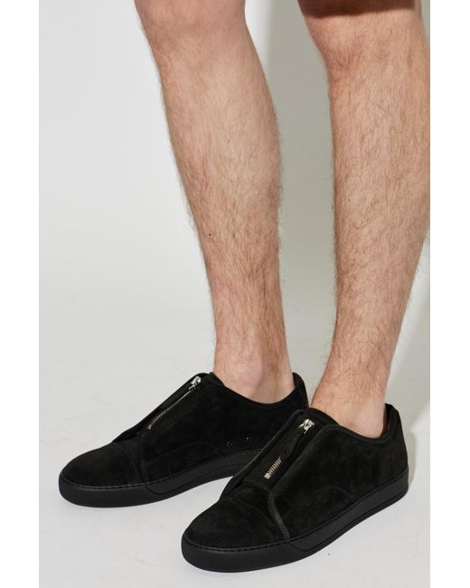 Lanvin Black Dbb1 Zip Sneakers for men