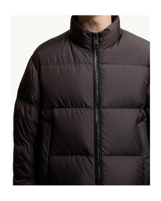 Moncler Black Erterle Zip-Up Puffer Jacket for men