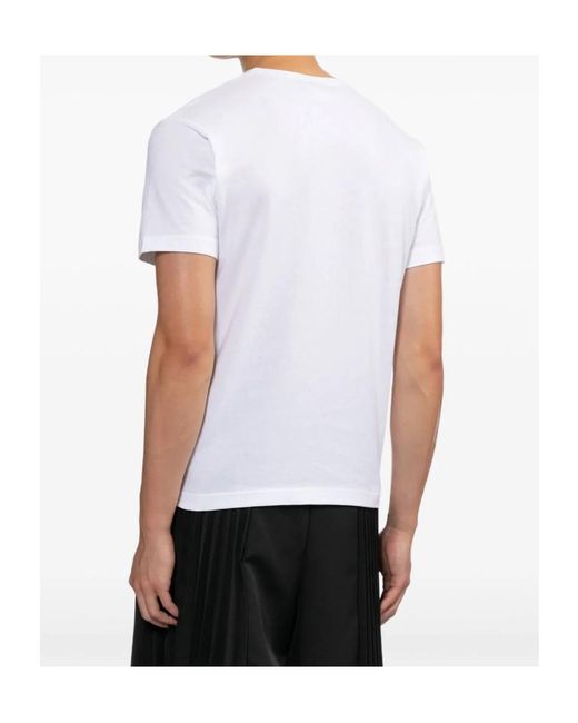 Comme des Garçons White X Nike Logo-Print T-Shirt