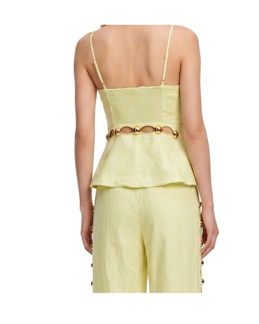 Jonathan Simkhai Multicolor Cruz Cami Embellished Bustier Top