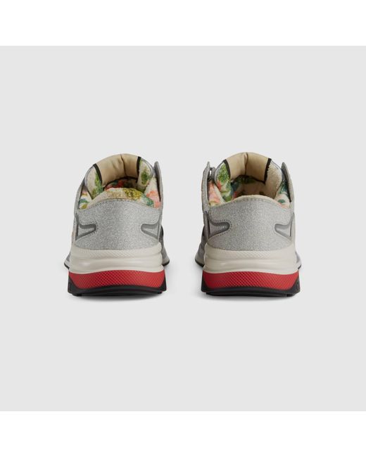 Gucci Gray Ultrapace Low-Top Sneakers