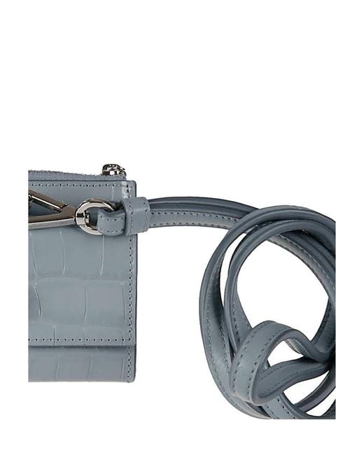 McQueen Blue Logo Card Bag