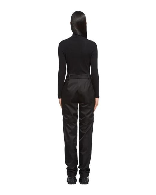 Prada Black Re-Nylon Convertible Pants