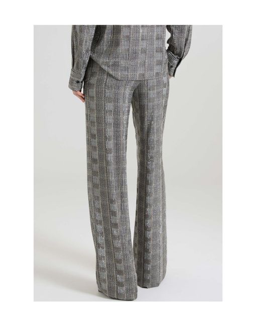 Ermanno Scervino Gray Relaxed Tailored Trousers