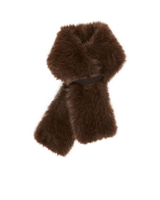 Weekend by Maxmara Brown Cabras1234 Scarf