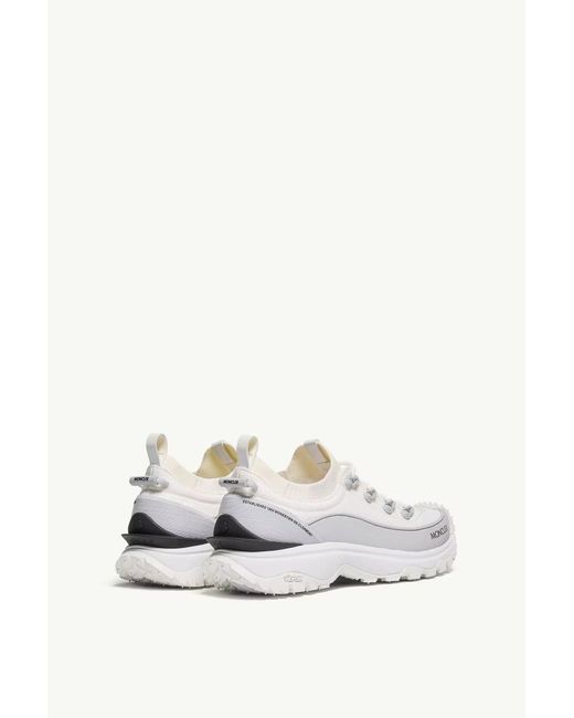 Moncler White Trailgrip Lite3 Lace-Up Sneakers