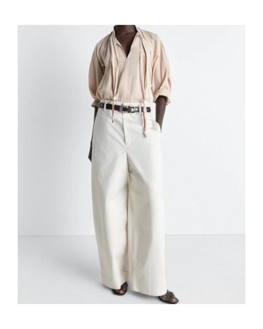 Lemaire Natural Scarf Blouse