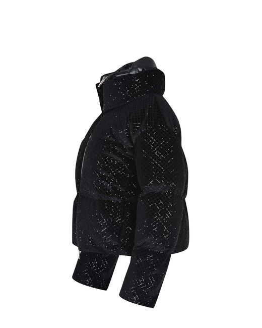 Herno Gray Zip-Up Quilted Jacket
