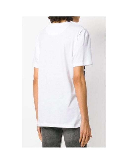 Valentino White Trunk Alphabet Printed T-Shirt