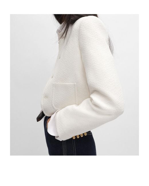Céline White Icone Jacket