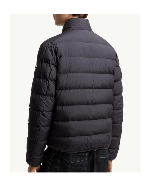 Moncler Gray Baudinet Stand-Collar Puffer Jacket for men