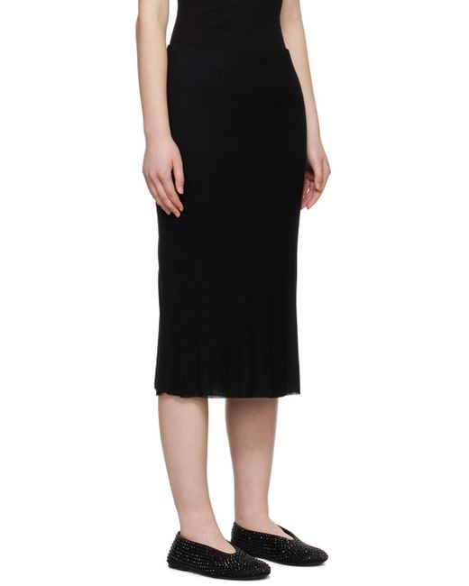 Khaite Black Leema Skirt