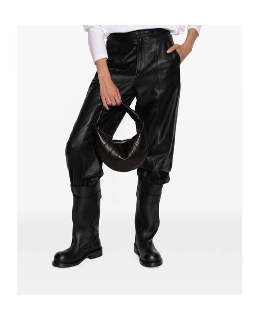IRO Black Round-Toe Short Boots