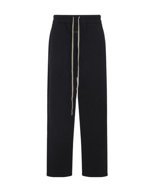 Fear Of God Black Drawstring Trousers for men