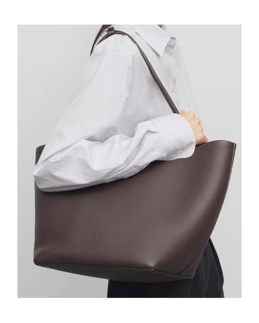 The Row Brown Park Tote Three Bag