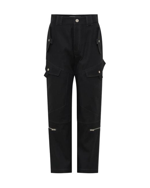 Dion Lee Black Organic Cotton Cargo