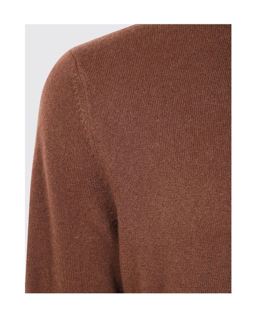 Ballantyne Brown Crew-Neck Sweater for men