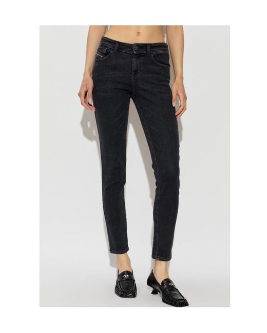 DIESEL Black Belt Loop Jeans