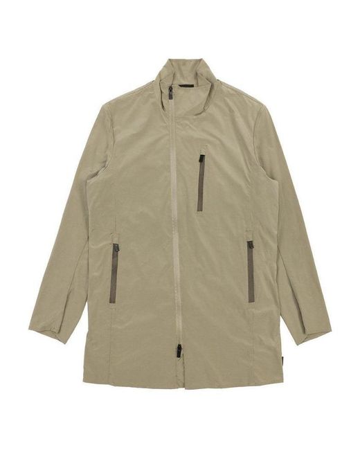 Armani Collezioni Natural Zipper Details Casual Jacket for men