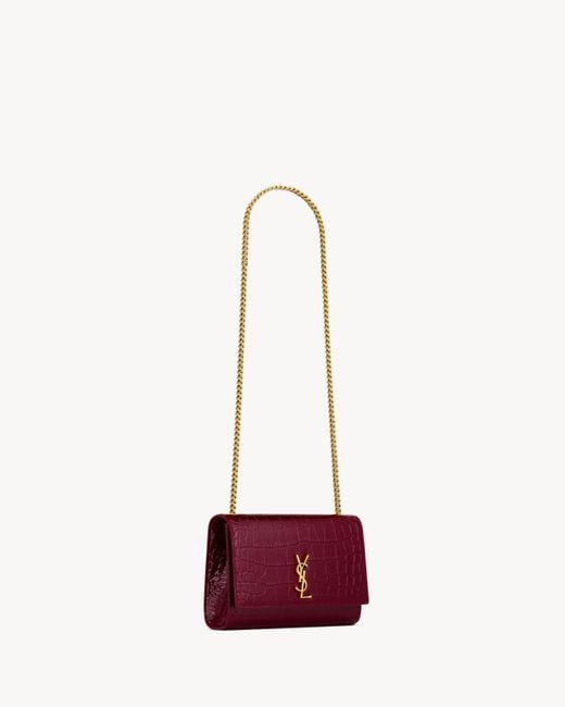 Saint Laurent Red New Kate Small Shoulder Bag