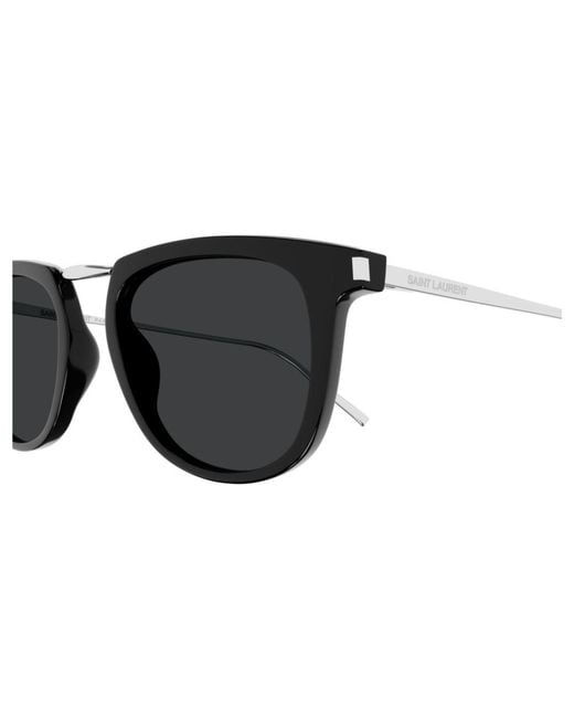 Saint Laurent White Eyewear Square Frame Sunglasses for men