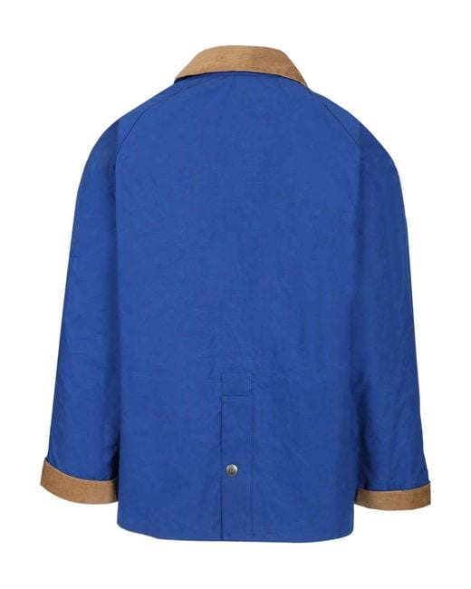 Barbour Blue X Paul Smith Sugarlump Bedale Casual Jacket for men